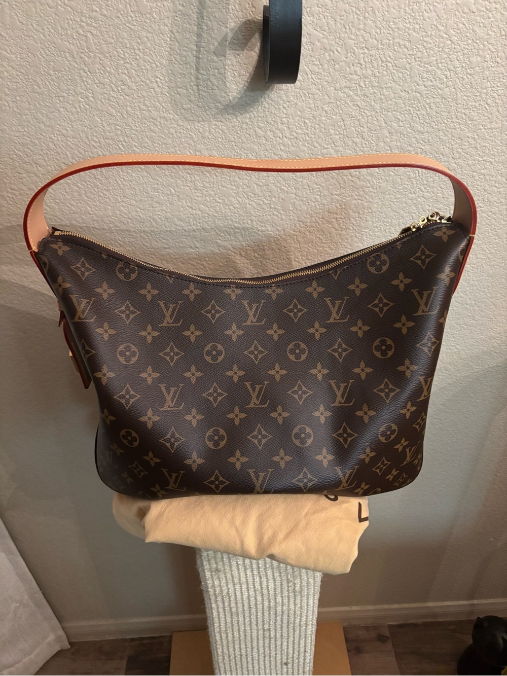 Authentic Louis Vuitton Slouchy MM M12098 Like new. Used only twice.
